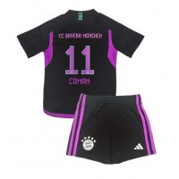 Camisa de Futebol Bayern Munich Kingsley Coman #11 Equipamento Secundário Infantil 2023-24 Manga Curta (+ Calças curtas)